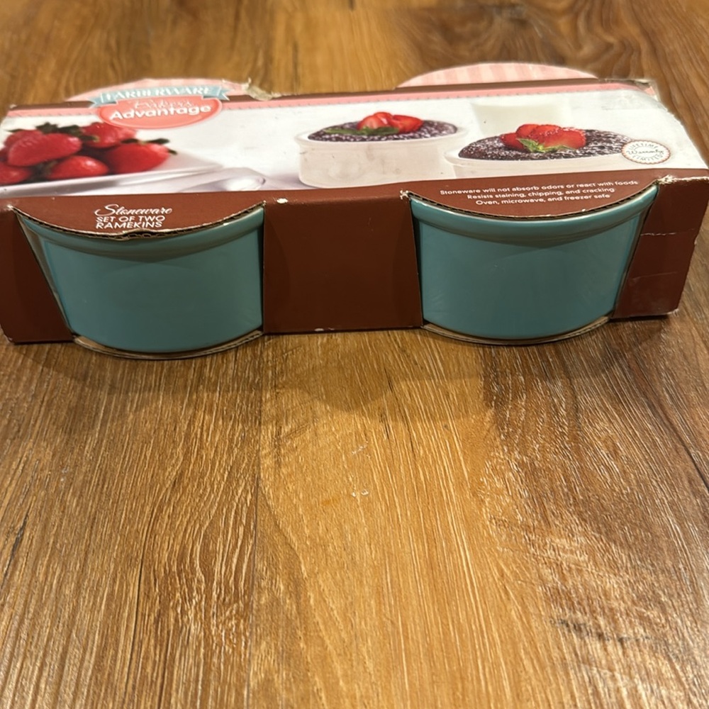 Farberware Baker's Advantage Ceramic Multi-Purpose 7oz. Ramekin (Set of 2)(NWT)